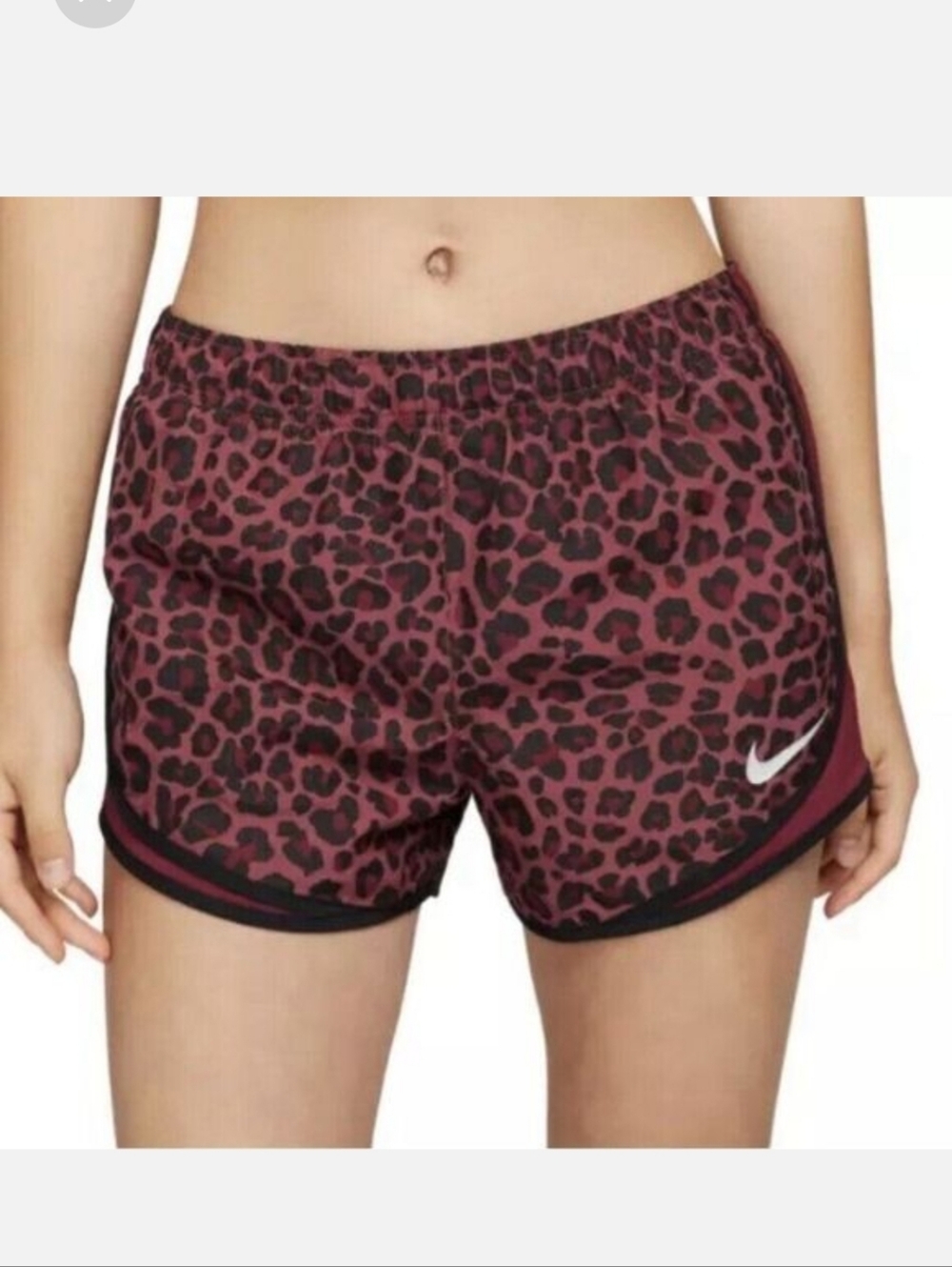 Nike Tempo Leopard Athletic Dri-Fit Shorts Size L NEW